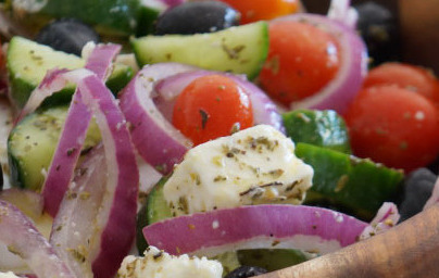 LCHF grécky šalát LCHF grécky šalát